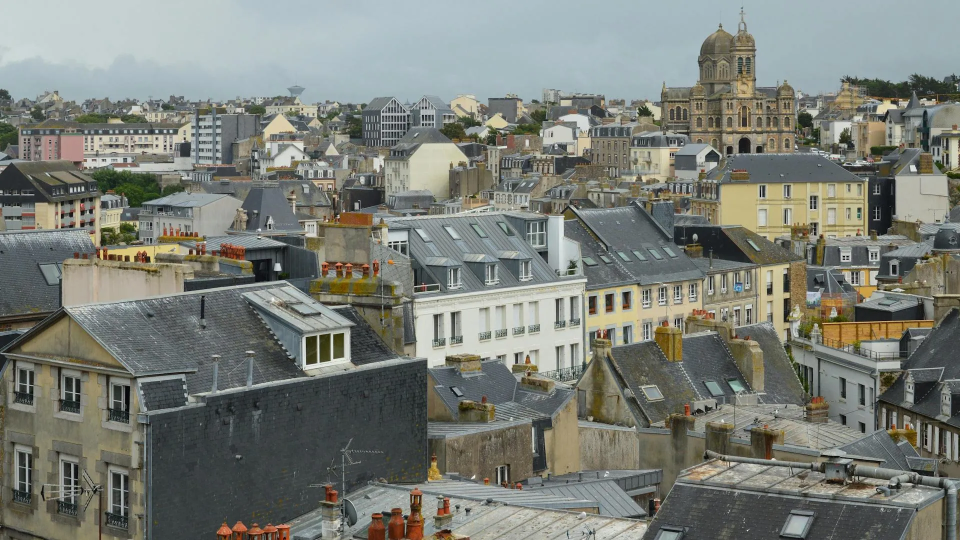 Vue de la ville de Brest